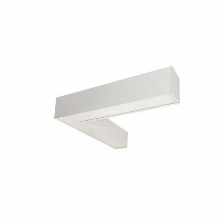 NORA LIGHTING 8in AC Opal LED Surface Mount, 2150lm / 32W, 5000K, Natural Metal finish NLOPAC-R8T2450NM NLUD-L334W